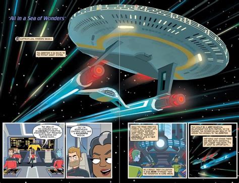 Star Trek Lower Decks Comic Frontpage Film Rezensionende