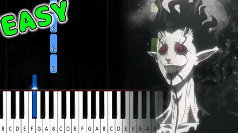 Full Black Clover Op 10 Black Catcher Vickeblanka Easy Piano