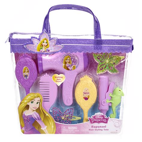 Disney Hair Styling Tote Disney Tangled Rapunzel Toys And Games Pretend Play And Dress Up