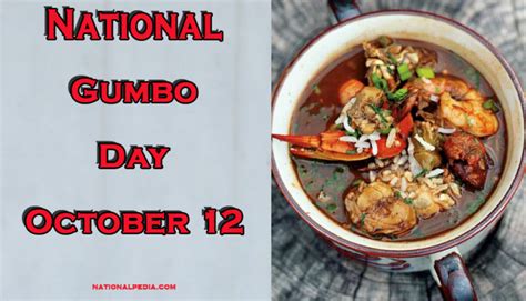 National Gumbo Day October 12