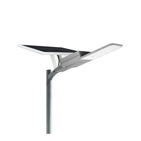 LAMPA STRADAL CU LED ST02 SOLAR SENZOR TELECOMND DIM P 300W C 150W