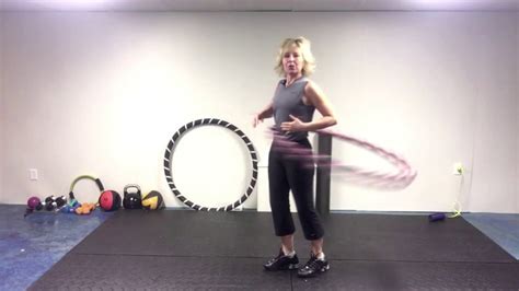 Basic Weighted Hula Hoop Beginner Technique Youtube