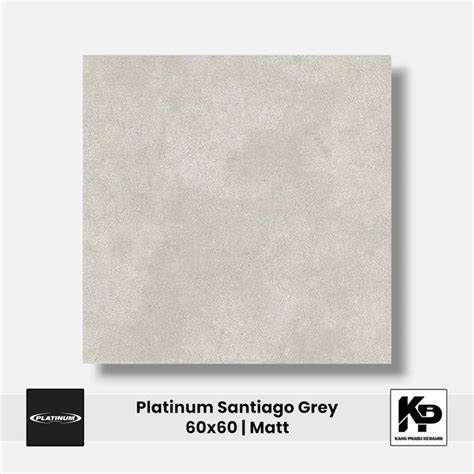 Jual Keramik PLATINUM CERAMICS Santiago Grey 60x60 Jakarta Pusat