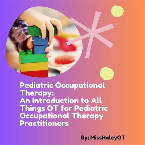 Pediatric Guide For Occupational Therapy Etsy