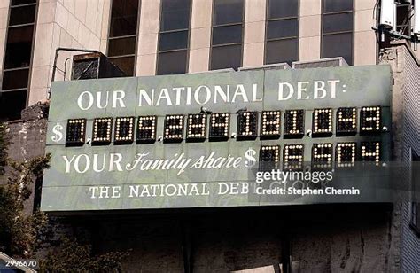 Us National Debt Clock Photos and Premium High Res Pictures - Getty Images