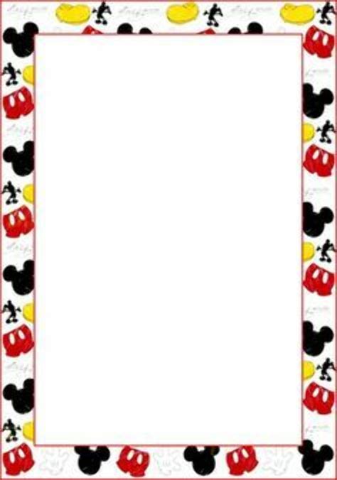 Mickey Mouse Border Template You Can Use Them As Invitations