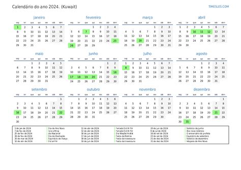 Printable Calendar 2024 Kuwait Top Amazing List of - January 2024 ...