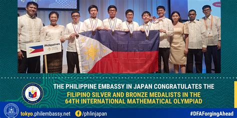 The Philippine Embassy In Japan Congratulates The Filipino Silver And