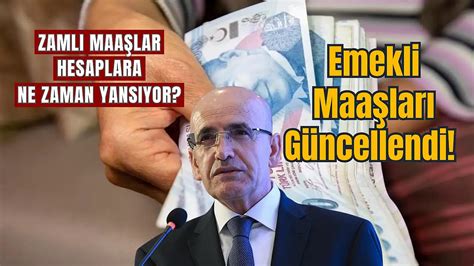 Zamlı emekli maaşları bu ay yatıyor mu Resmi açıklama hakkında