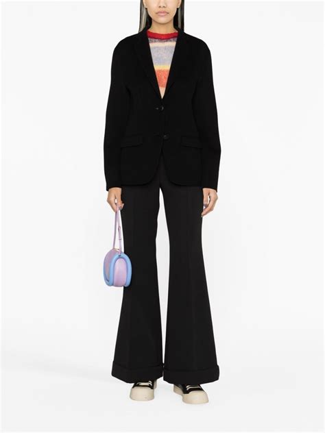 Marni Single Breasted Blazer Farfetch