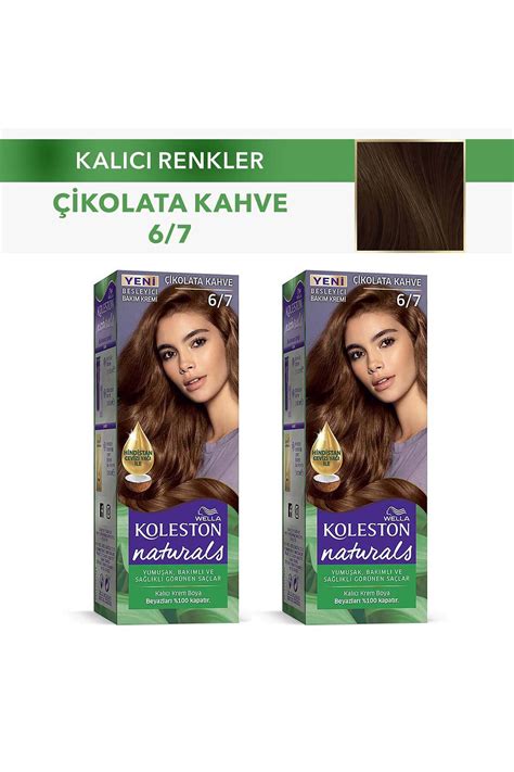 Wella Koleston Naturals Saç Boyası 6 7 Çikolata Kahve X 2 Adet Fiyatı