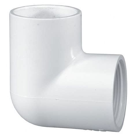 Zoro Select Pvc Elbow Degrees Socket X Fnpt In Pipe Size