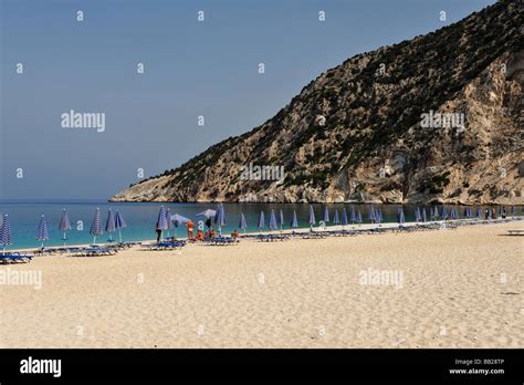 Stunning Myrtos Beach In Kefalonia Greece Said To Be The Most