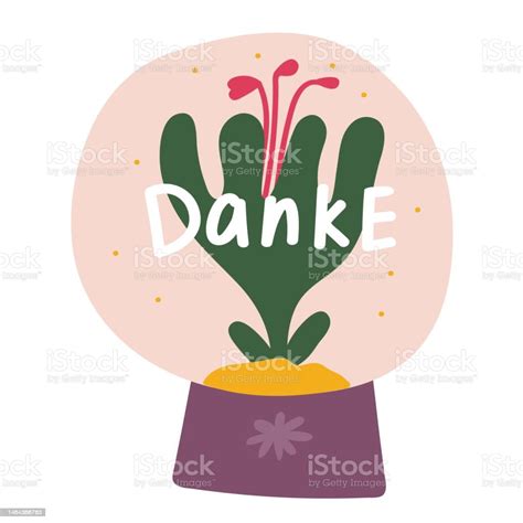 Autocollant Danke Merci En Allemand Illustration Vectorielle Vecteurs