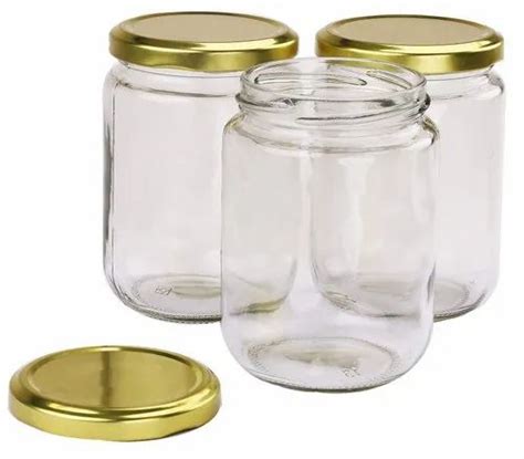 Honey Glass Jar And Bottle Gm Round Glass Honey Jar Manufacturer