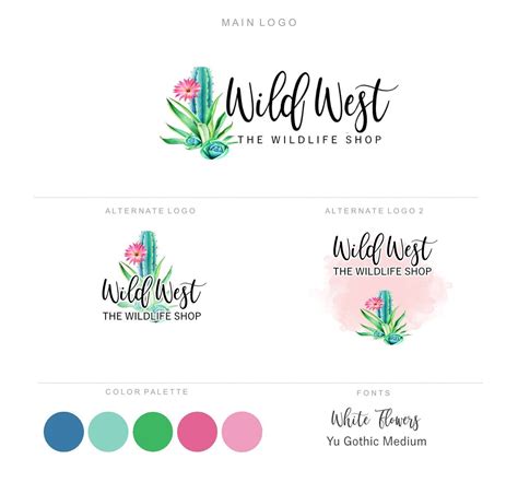 Custom Cactus Logo Cacti Logo Design Cactus Logo Cacti Etsy