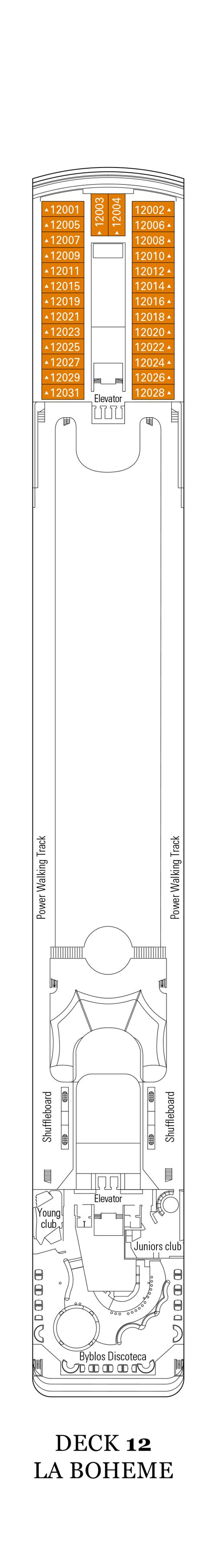 MSC Opera Deck Plans | CruiseInd