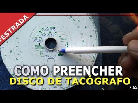 Como Preencher O Disco De Tac Grafo Youtube