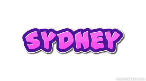 Sydney Logo Free Name Design Tool From Flaming Text