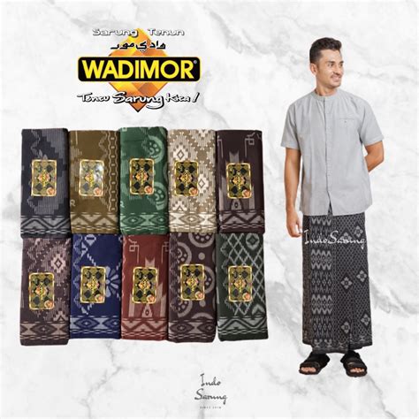 Jual Indosarung Sarung Wadimor Motif Bali Hitam Warna Kain Sarung