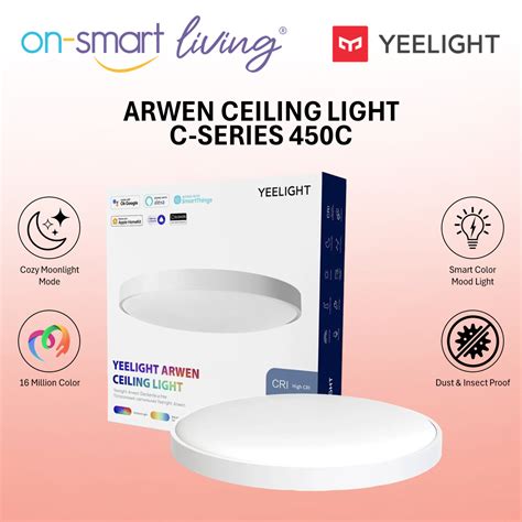 Yeelight Arwen Ceiling Light C Series 450c 550c Onsmart Living