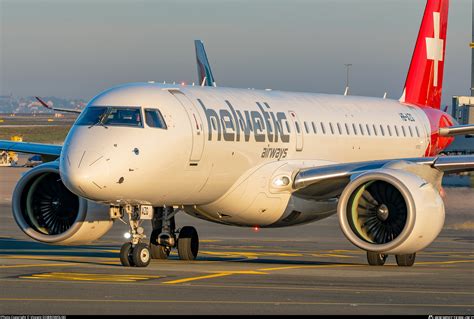 HB AZG Helvetic Airways Embraer E190 E2 ERJ 190 300 STD Photo By