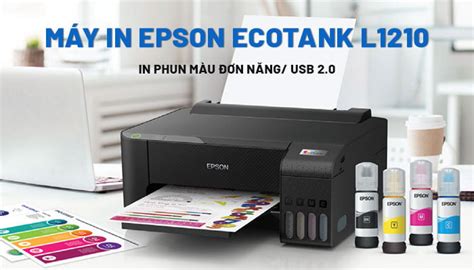 Máy In Phun Màu Epson L1210 Máy In Máy Tính Thiết Bị Văn Phòng Dịch Vụ