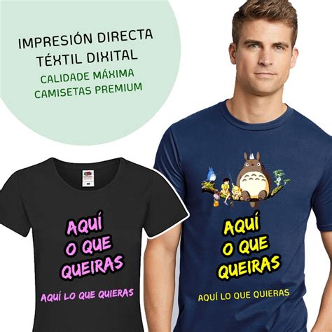 Camiseta personalizada con impresión digital premium