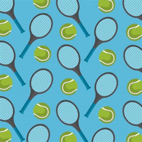 Download Seamless Pattern Tennis Ball And Racket For Free Tennis