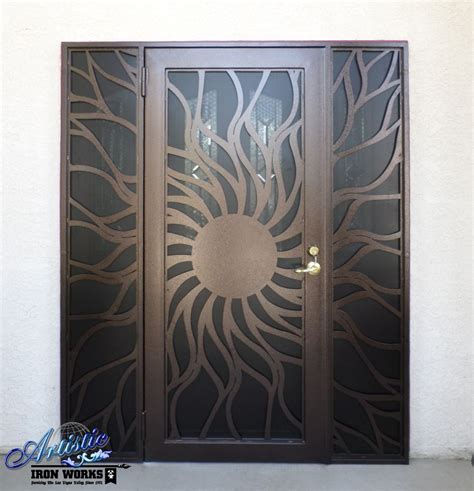 Pin By Artistic Iron Works On Wrought Iron Security Doors Metal Doors