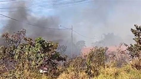 Inc Ndio Em Terrenos No Jardim Noroeste P E Em Risco Sa De Respirat Ria