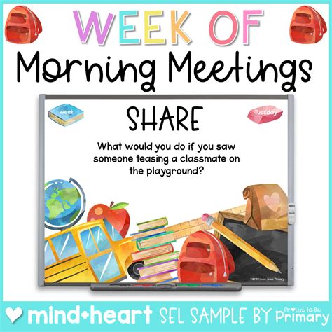 7 Ideas For A Meaningful Sel Morning Meeting Artofit