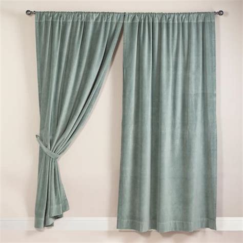 Slate Blue Velvet Curtain World Market