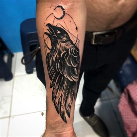 Cuervo Tattoo Tatuajes Hombres Tatuajes