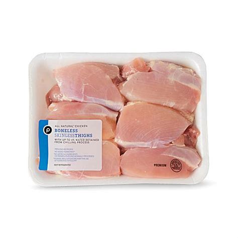 Publix Publix Chicken All Natural Premium Boneless Skinless Chicken Thighs Same Day Delivery Or