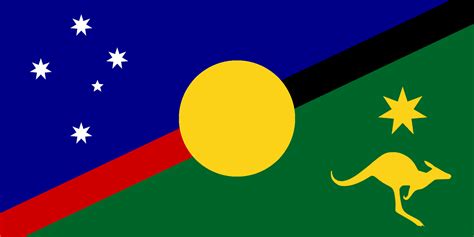 My attempt to design an alternate Australian flag : r/vexillology