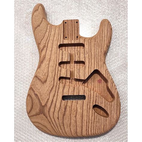 Roasted Swamp Ash 1 Piece Body Strat Style Unfinsihed 1 4 Reverb