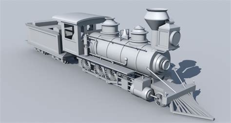 Steam Engine Free 3d Model Obj Fbx Free3d