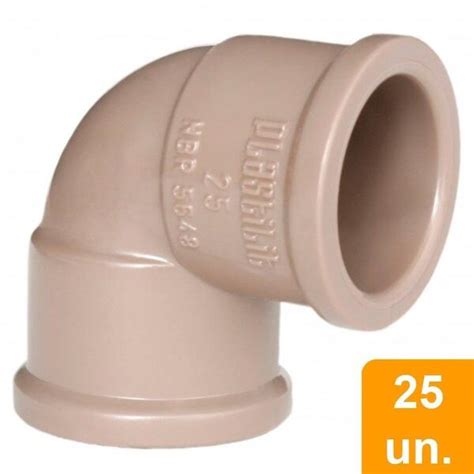 Joelho Soldável 90º Plastilit 32mm Embalagem 25 Unidades Leroy