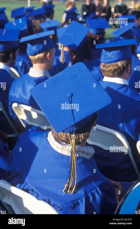 High School Graduating Class At Their Commencement Ceremony Nordhoff