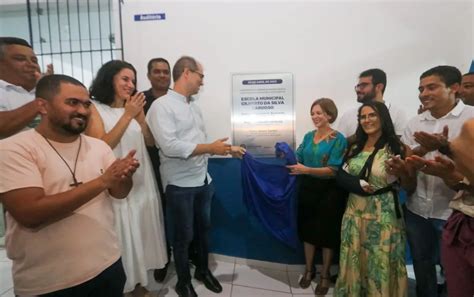 Prefeito Dr Marcelo Belitardo Reinaugura A Escola Municipal Gilberto