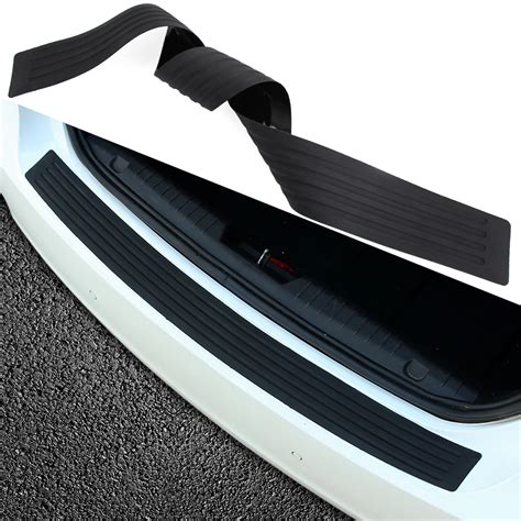 Car Trunk Guard Plate Sticker Rear Bumper Rubber Protection For Dacia