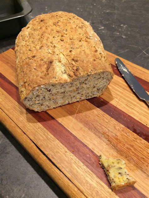 Homemade Multigrain Soy And Linseed Bread Food Yummy Cooking