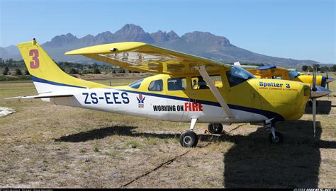 Cessna 210e Centurion Working On Fire Aviation Photo 6805229