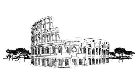 Agregar Dibujos Del Coliseo Romano Ltima Camera Edu Vn