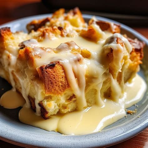 Grandma’s Old Fashioned Bread Pudding With Vanilla Sauce All Recipes