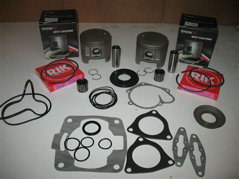 Polaris New Snow X Top End Rebuild Kit Pistons Rmk