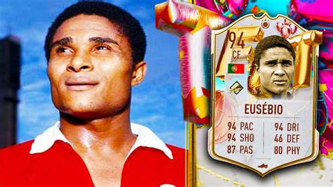 94 Fut Birthday Icon Eusebio Player Review Fifa 23 Youtube