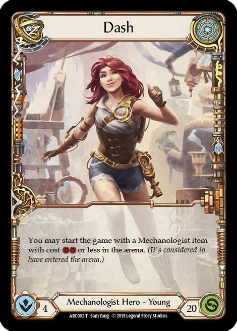 Dash Dash Inventor Extraordinaire Arcane Rising Flesh And Blood Tcg