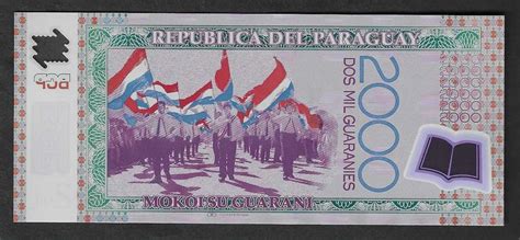 Paraguay 2000 Guaranies 2009 Polmer Bankfrisch Kaufen Auf Ricardo